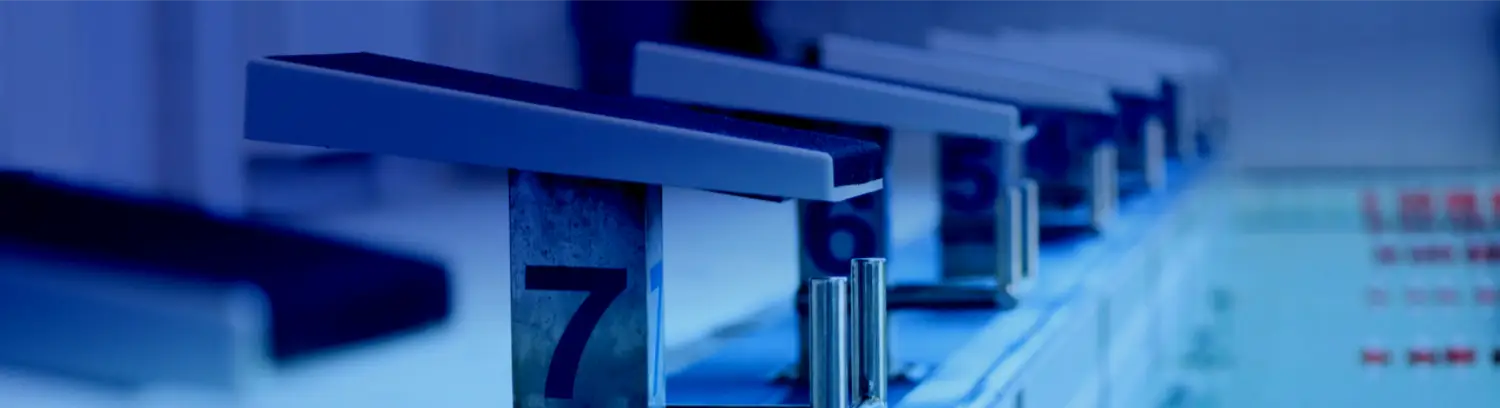 Equipos de competencia para piscinas