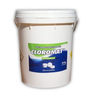 CLORO EN PASTILLAS AL 90% ( TRICLORO ESTABILIZADO) MARCA CLOROMAT